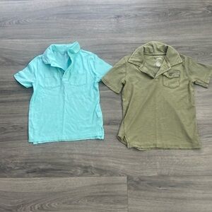 Boys Collared Short Sleeve Shirts (2)
